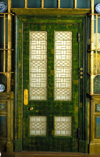 One of the doors to the Peacock Room