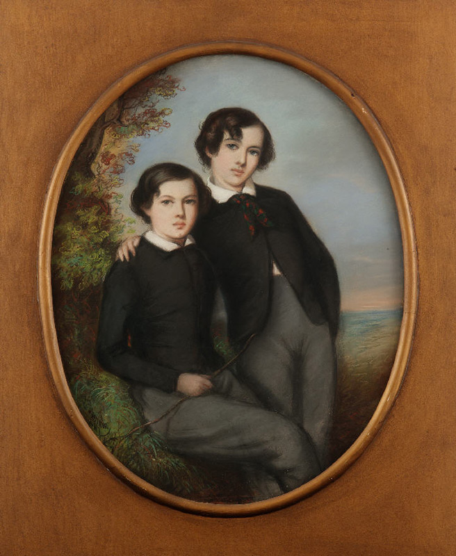 Portrait of Whistler and brother
