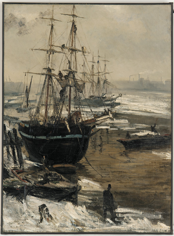 'The Thames In Ice'