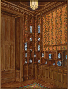 Peter Nelson rendering of Peacock Room