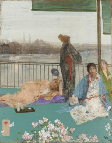 'Variations in Flesh Colour and Green - The Balcony'