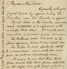 R.E. Moore to Charles Lang Freer, June 8, 1897