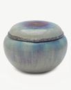 Vessel in the shape of a lidded alms bowl