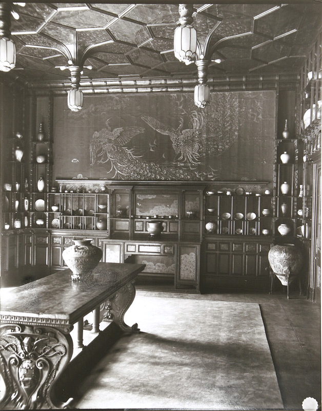 George W. Swain, south wall of the Peacock Room, 1908